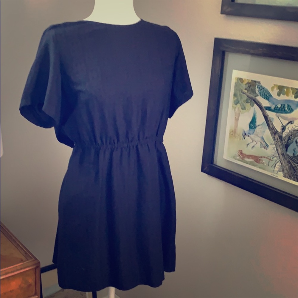 Madewell little black dress with back cut out